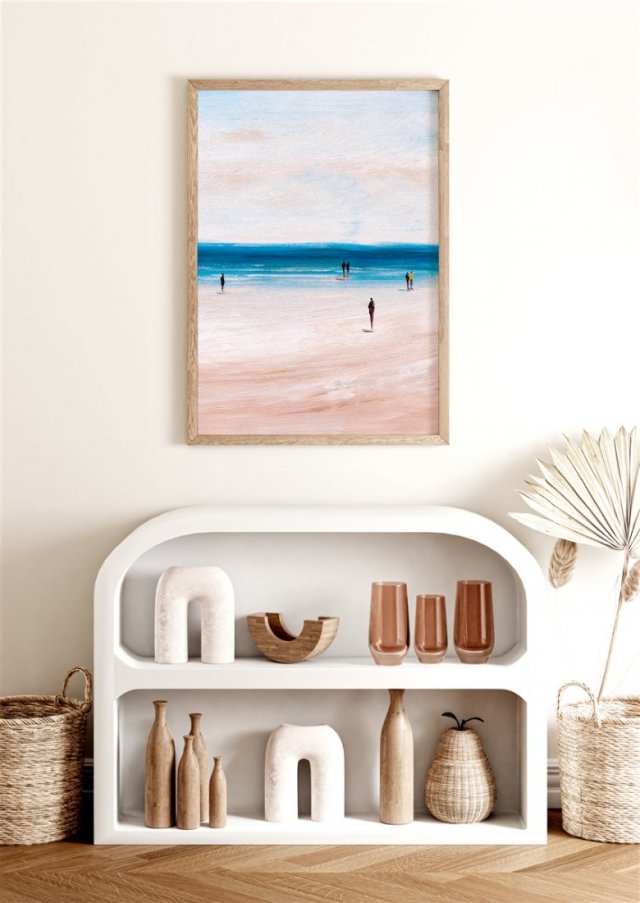 Plakat On the beach - format 40x50 cm