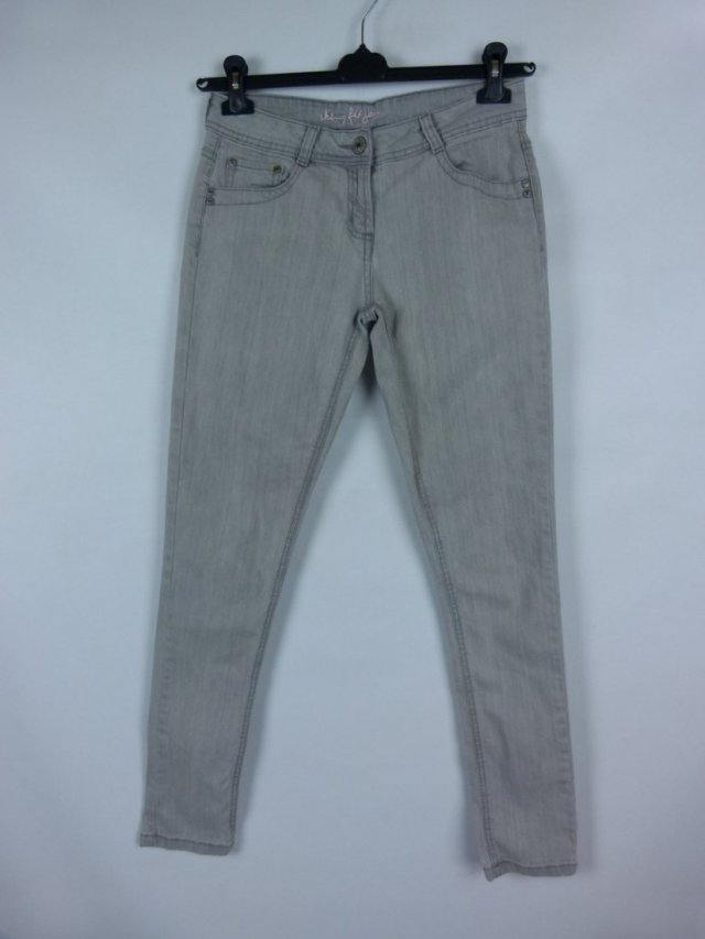 Denim Co Skinny jeans szare spodnie dżins 12 / 40