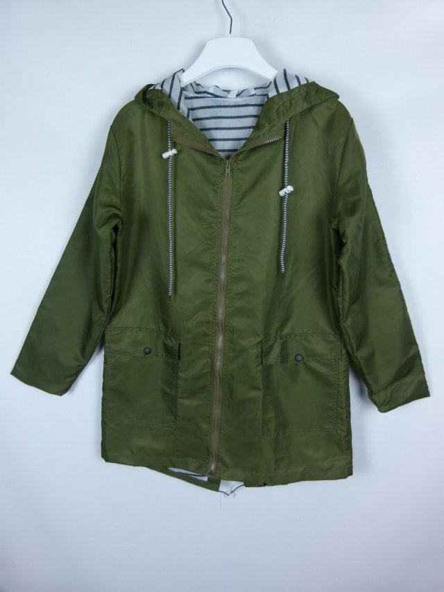 Cienka kurtka parka khaki /  M