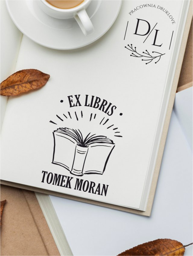 Stempel Ex Libris Exlibris personalizowany Książka I