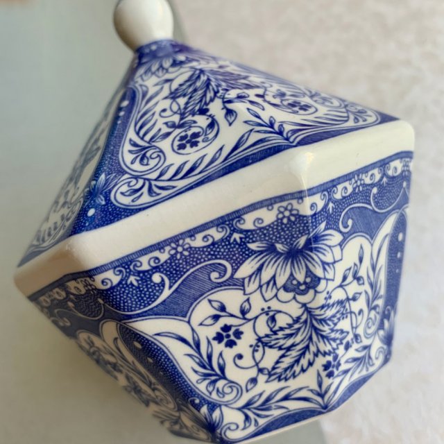 Rzadkość! ❀ڿڰۣ❀ PAPERWEIGHT SPODE BLUE ROOM ❀ڿڰۣ❀ Przycisk do papieru ❀ڿڰۣ❀