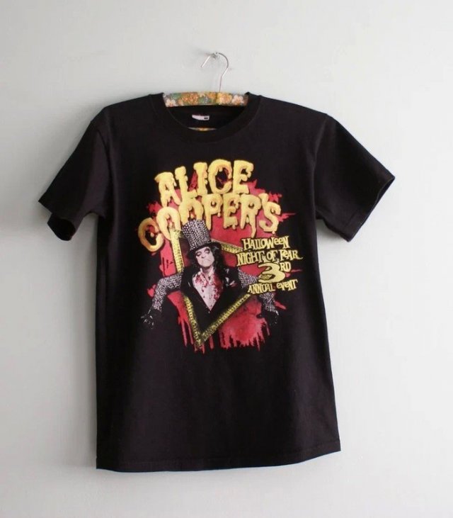 2012 Alice Cooper Koszulka T-shirt Unikat