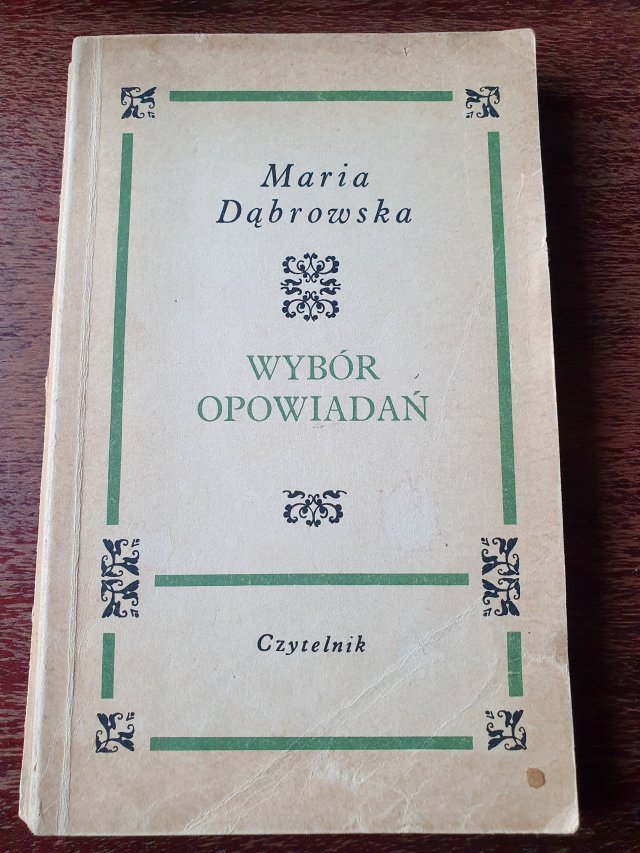 Wybór opowiadań Marii Dąbrowskiej książka vintage 1969