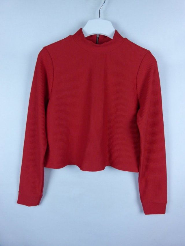 Marks & Spencer bluzka red zip 12 / 40