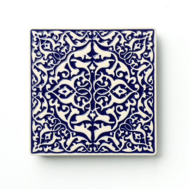 dekor LEGATO ciemnoniebieski z efektem drobnych kropek