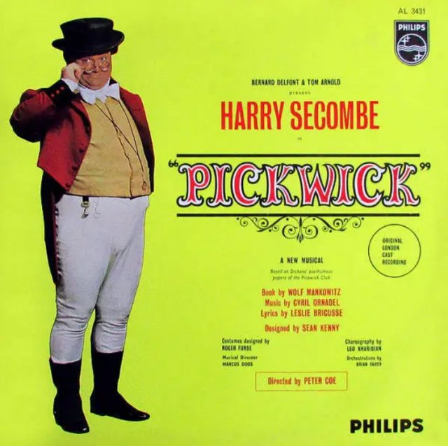 Musical Pickwick Harry Secombe winyl