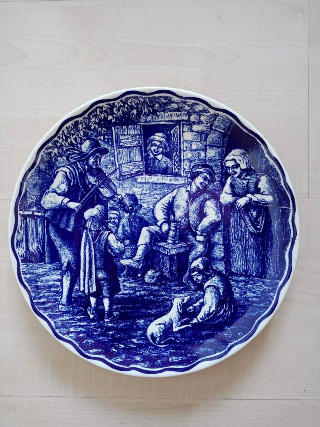 Talerz ceramiczny Delft