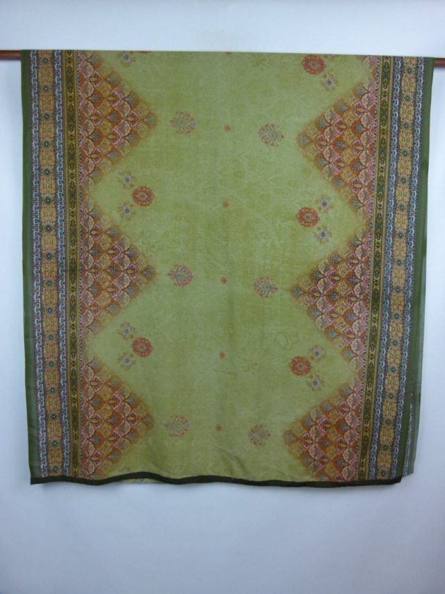 duży hinduski szal dupatta Indie 226 x 105 cm