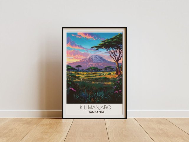 Kilimanjaro 50x70 plakat