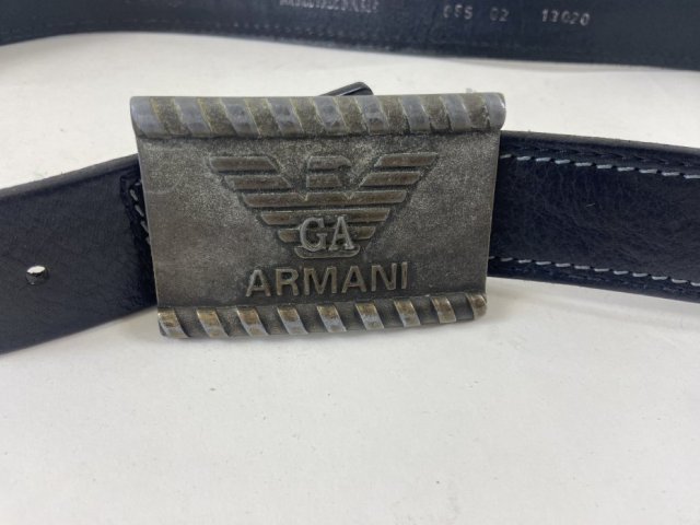 Armani skórzany pas vintage