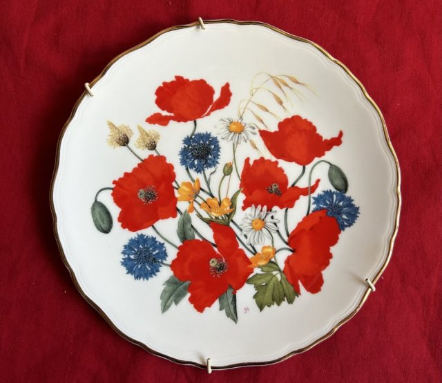 Royal albert  Wild Flowers zjawiskowy porcelanowy talerz kolekcjonerski  limitowana edycja bradex