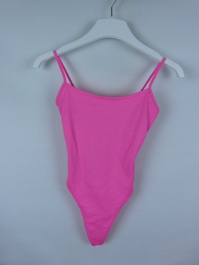 Bershka body stringi neonowe / XS