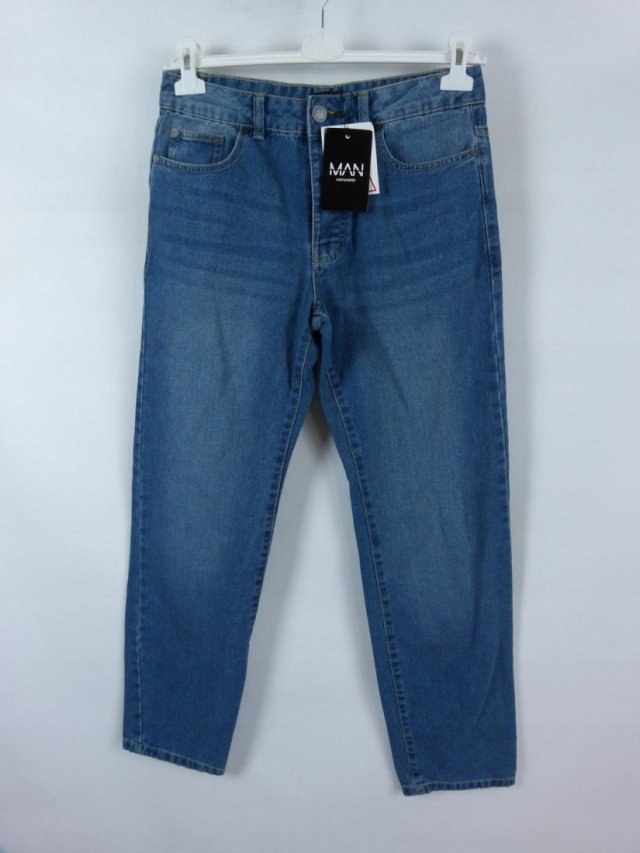 Boohoo Man spodnie straight jeans - 30R z metką