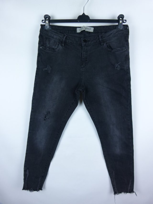 Denim Co skinny jeans dziury dżins 14 / 42