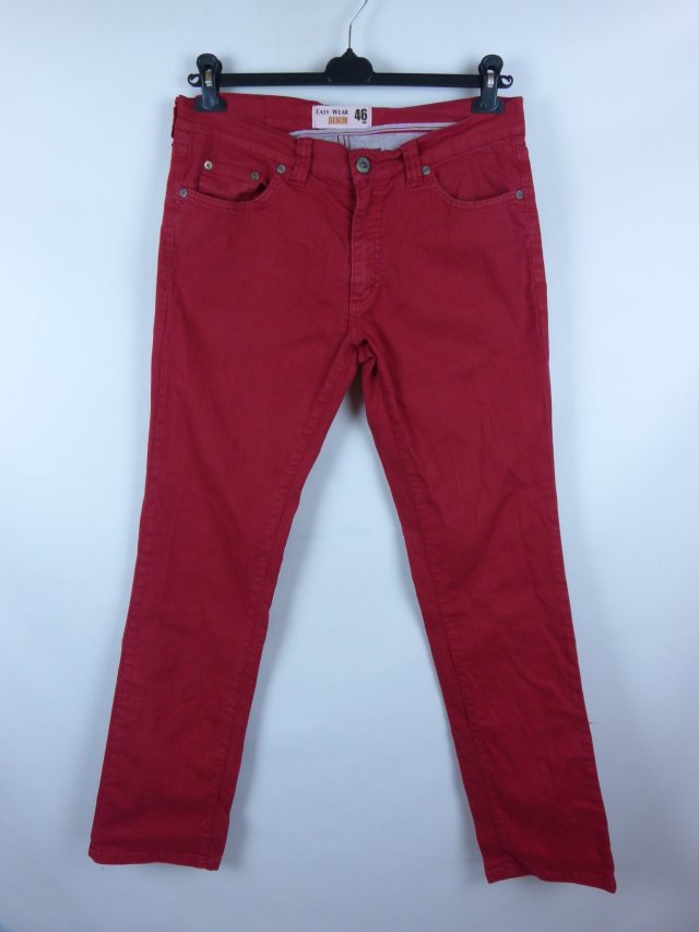 EASY Wear Denim męskie spodnie jeans red / 46 pas 90 cm