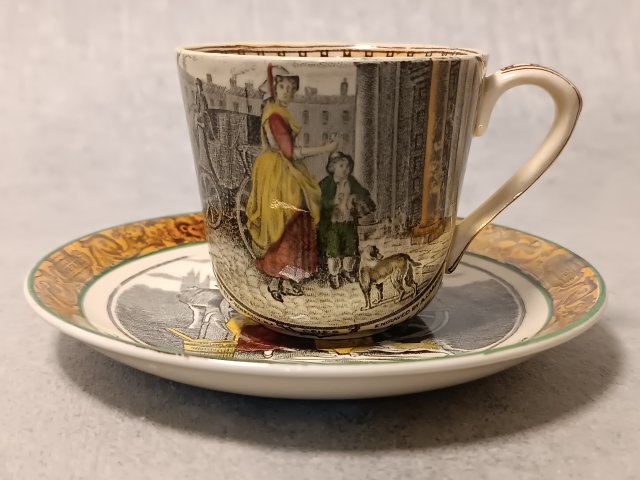 Kolekcjonerska Filiżanka ADAMS Duet Angielska Porcelana