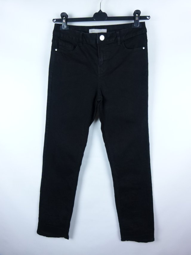 George straight czarne spodnie jeans z elastanem  - 12 / 40