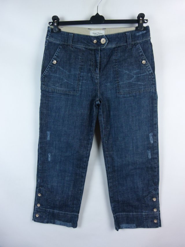 Next spodnie spodnie 3/4 vintage jeans 12 / 40