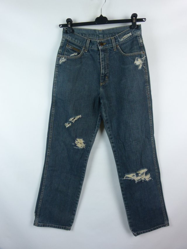 Wrangler Ohio straight jeans dziury W30 / L 30