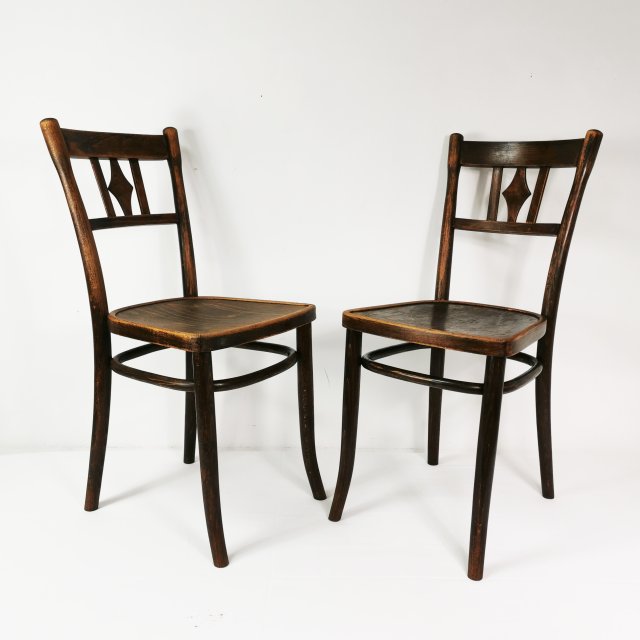 Para drewnianych krzeseł Art Deco, Thonet, Niemcy, lata 30.