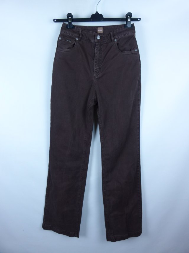 Boss - Hugo Boss jeans brown proste spodnie dżins 8 / 36