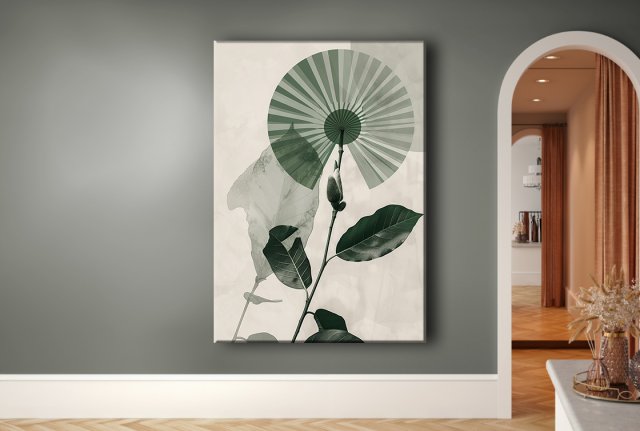 Lotus - Obraz na płótnie 50x70cm - Druk Blejtrama - Chiński Orient, Zen - możliwe inne rozmiary