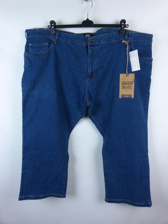 Union Blues męskie spodnie jeans straight leg W52 / L25 z metką