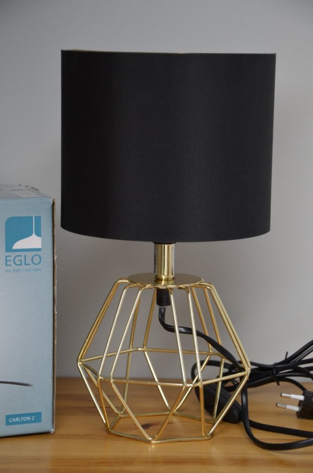 lampka nocna w stylu glamour retro