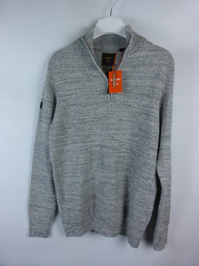 Superdry sweter bawełna organic cotton z metką / M