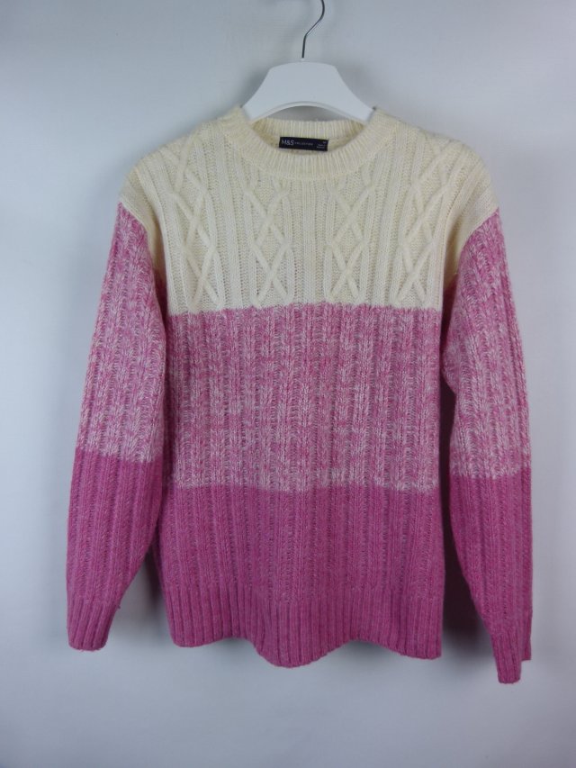 Marks & Spencer sweter akryl z wełną / M