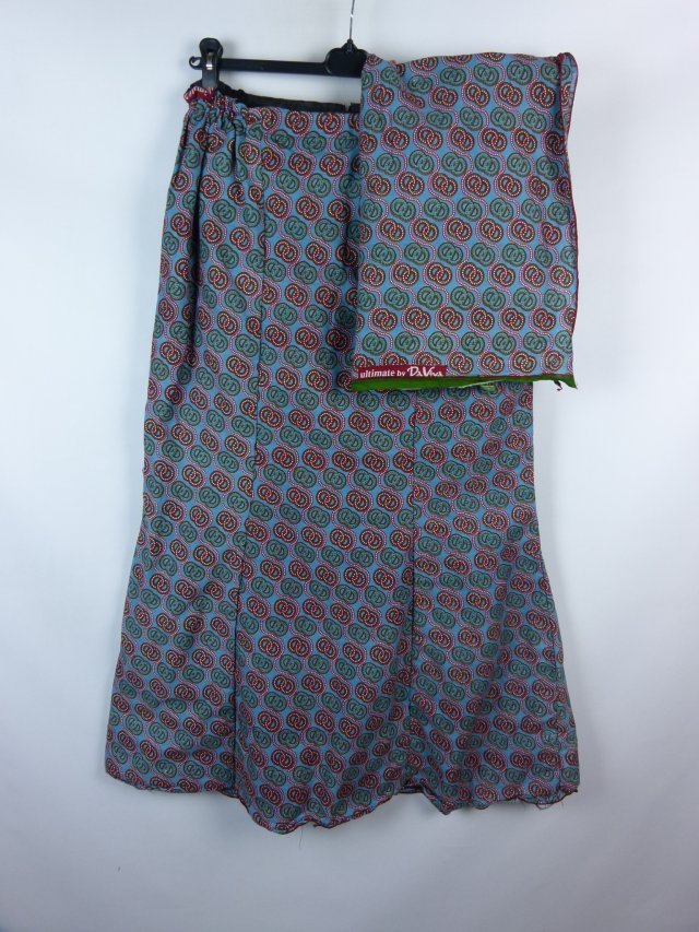 Africa design spódnica maxi z szalem Afryka / XXL