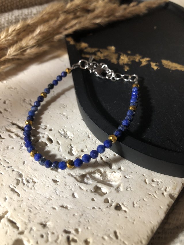 Bransoletka lapis lazuli