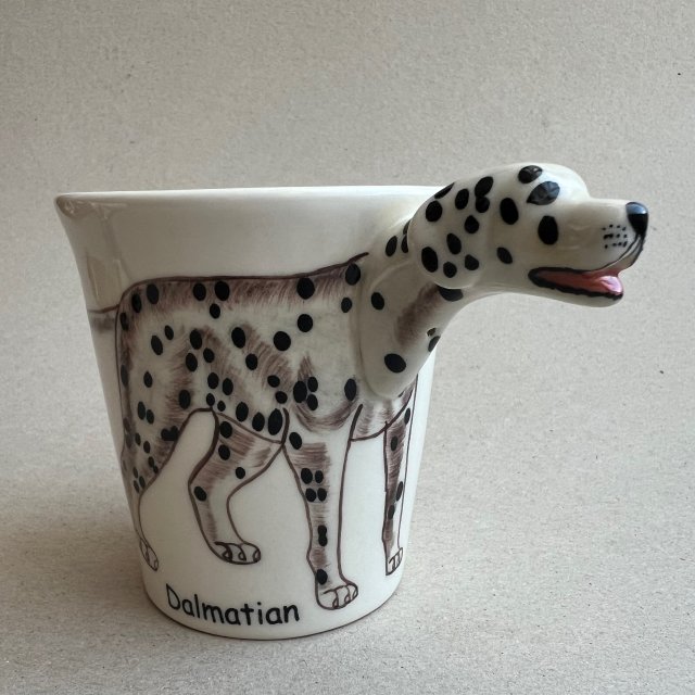 Porcelain Pottery ❤ Dalmatian ❤ Ręcznie malowany kubek w niespotykanej odsłonie