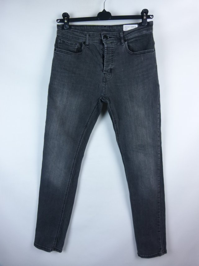 DENIM Co. męskie szare spodnie jeans slim - W32 / L32