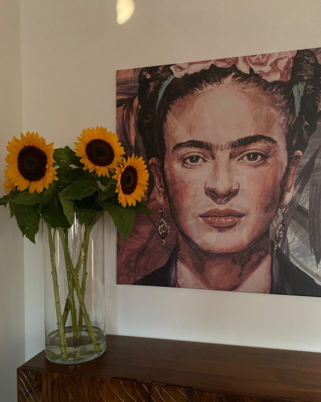 Obraz na płótnie - Frida Kahlo, reprodukcja