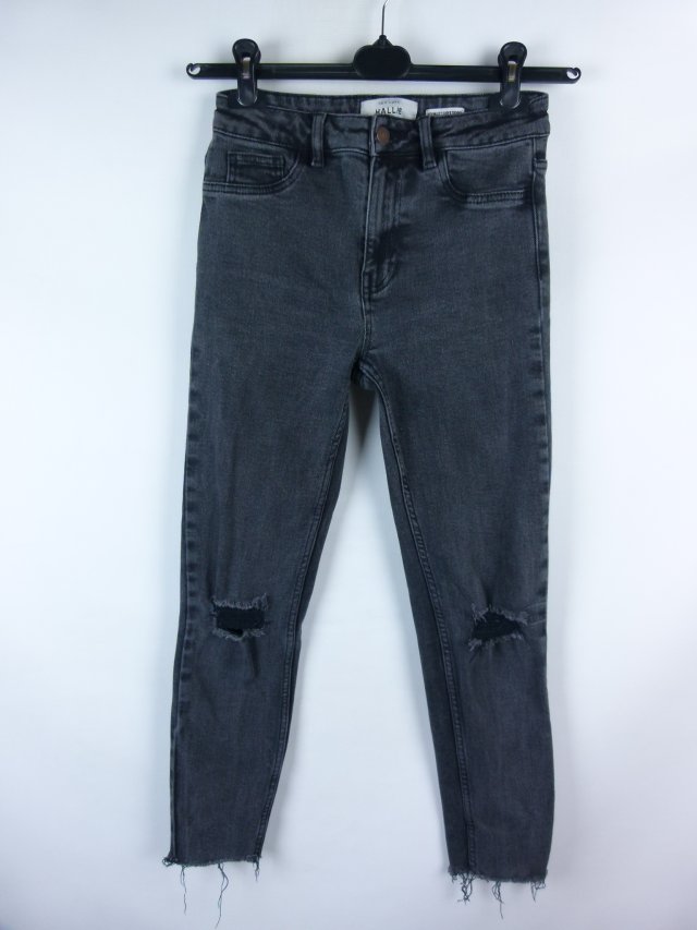 New Look - Hallie spodnie jeans super skinny dziury 10 / 38