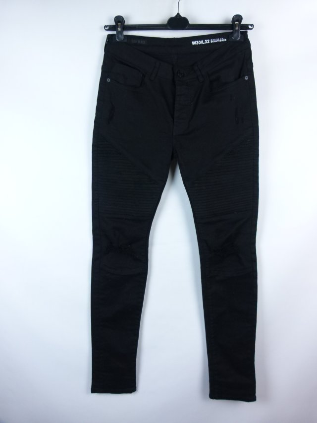 Denim Co męskie spodnie skinny bikery - W 30 / L 32