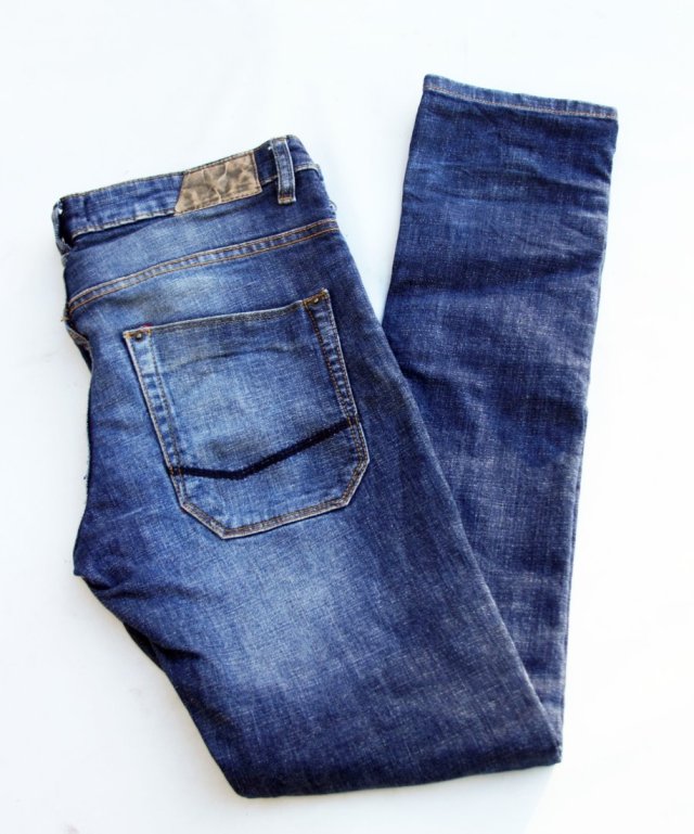 SPODNIE JEANS DENIM BERSHKA M