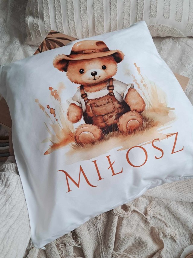 PODUSZKA personalizowana poduszka dekoracje pokoju prezent na chrzest roczek