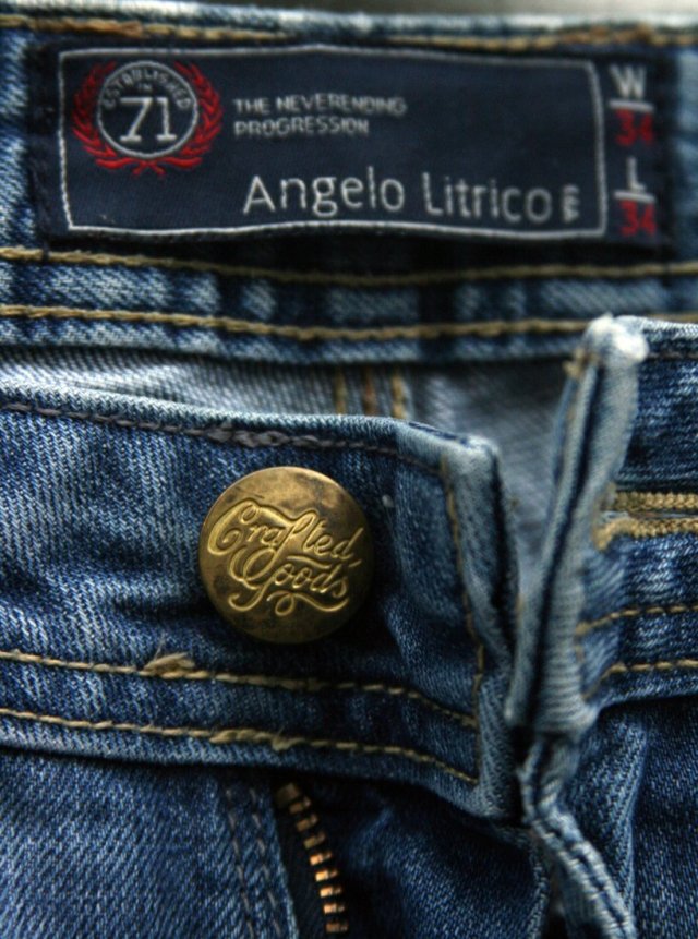 SPODNIE JEANS ANGELO LITRICO