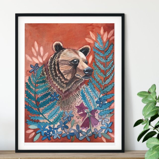 Bear Plakat 30x40