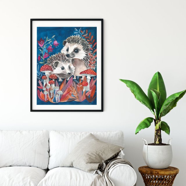 Hedgehogs Plakat 30x40