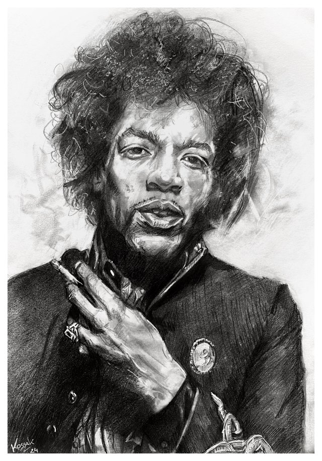 Jimi Hendrix - Seria IKONY (A3)