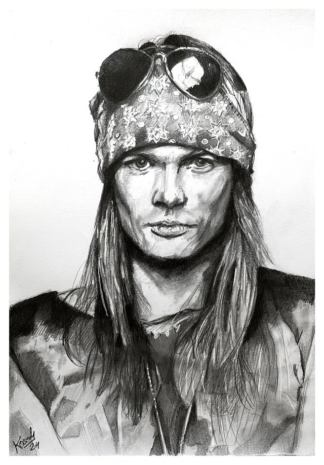 Axl Rose - Seria IKONY (A3)