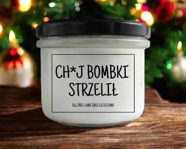 Świeca sojowa CH*J BOMBKI STRZELIŁ  235 ml