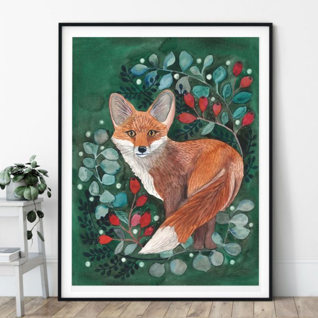 Wild Fox Plakat 30x40