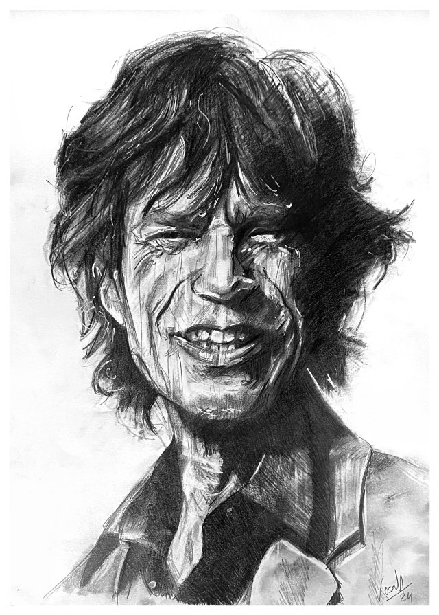 Mick Jagger - Seria IKONY (A3)