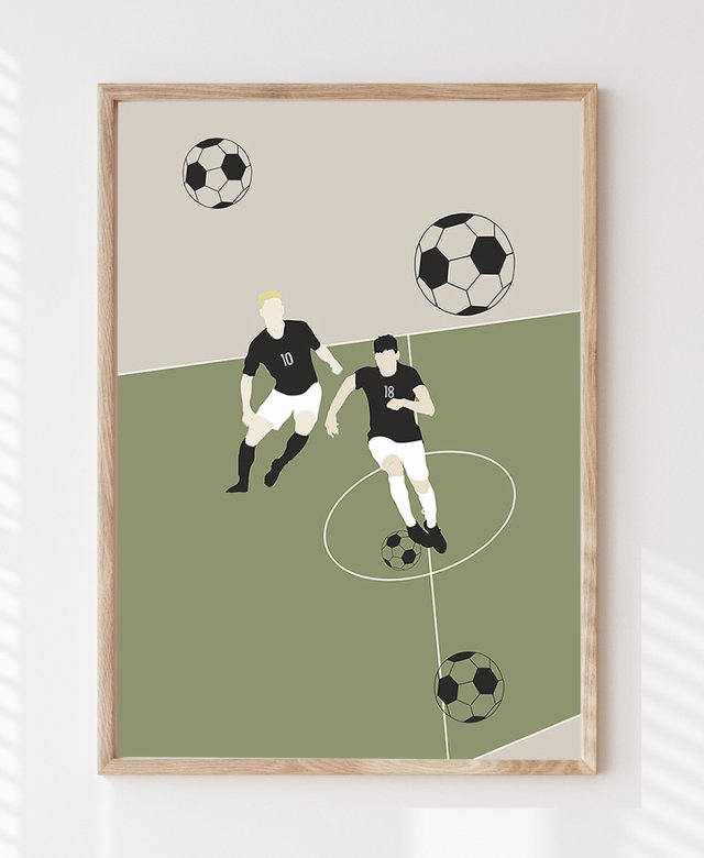 Plakat dla dzieci Football Game