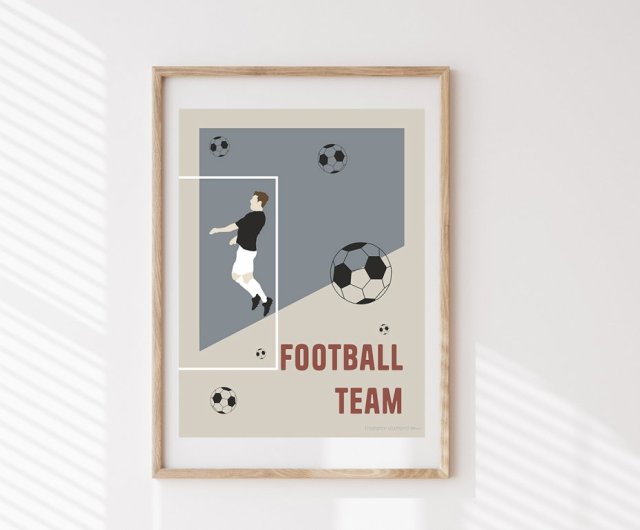 Plakat dla dzieci Football Team