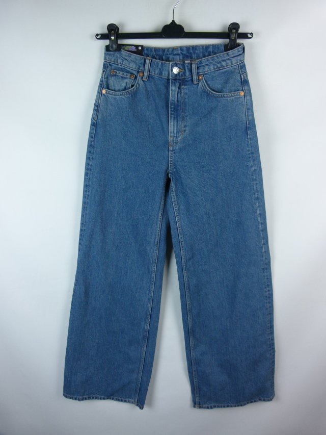 Weekday - Ace high wide spodnie jeans szeroka nogawka W26 L32